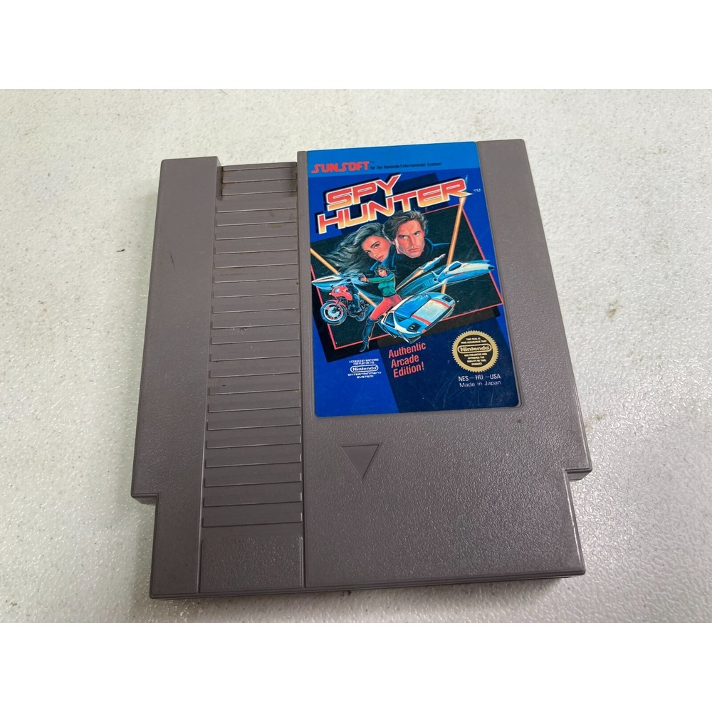 Spy Hunter NES 1987 Cartridge Only Tested Car Racing Battle Nintendo 5 Screw